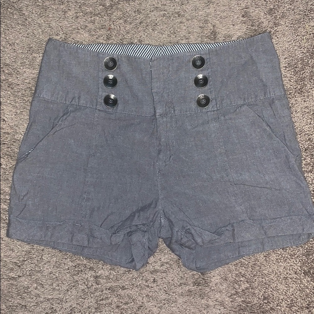 Arbor gray high waisted shorts